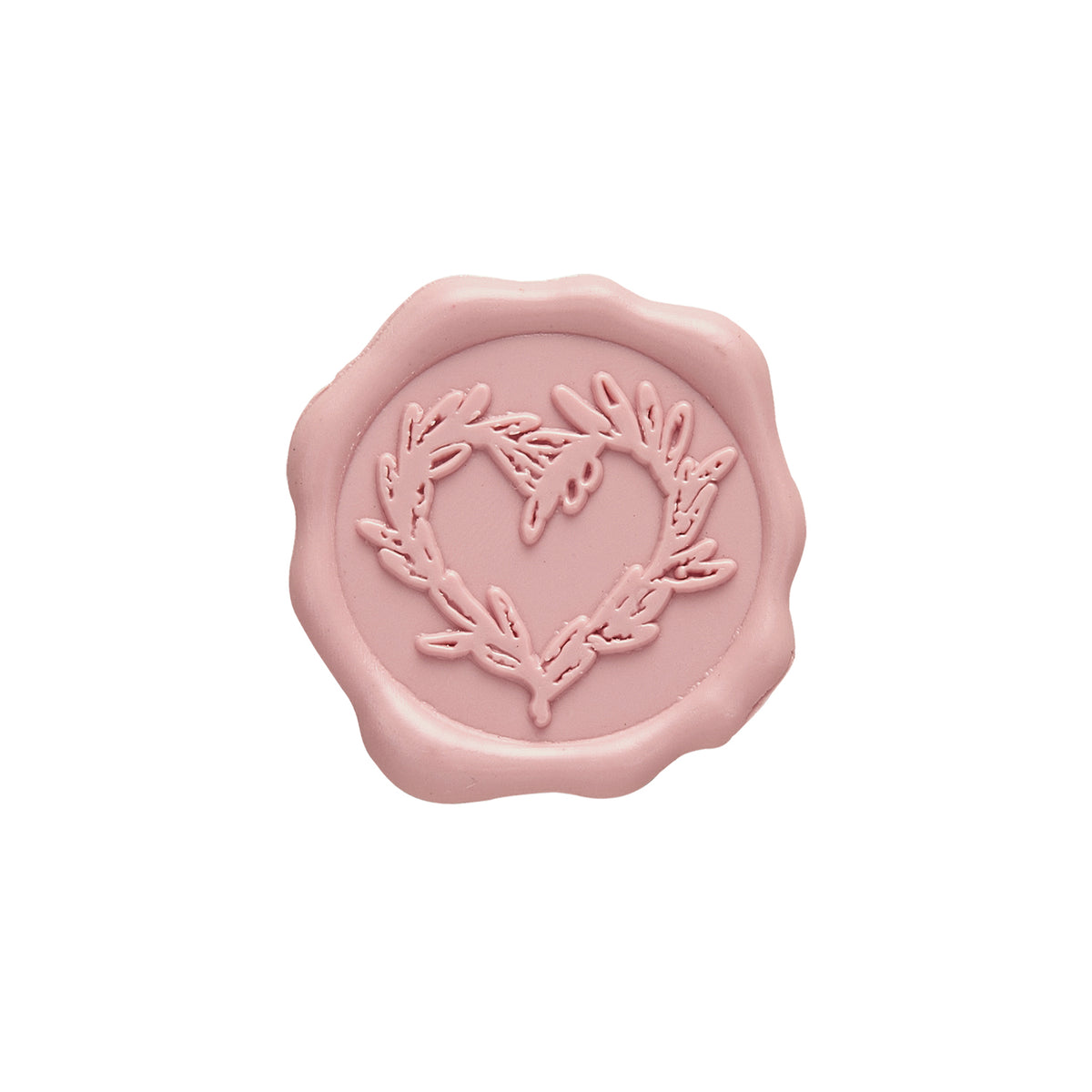 Branch Heart Wedding Adhesive Wax Seal Quick - Ship Stickers 25PK - 7 Colors - Nostalgic Impressions