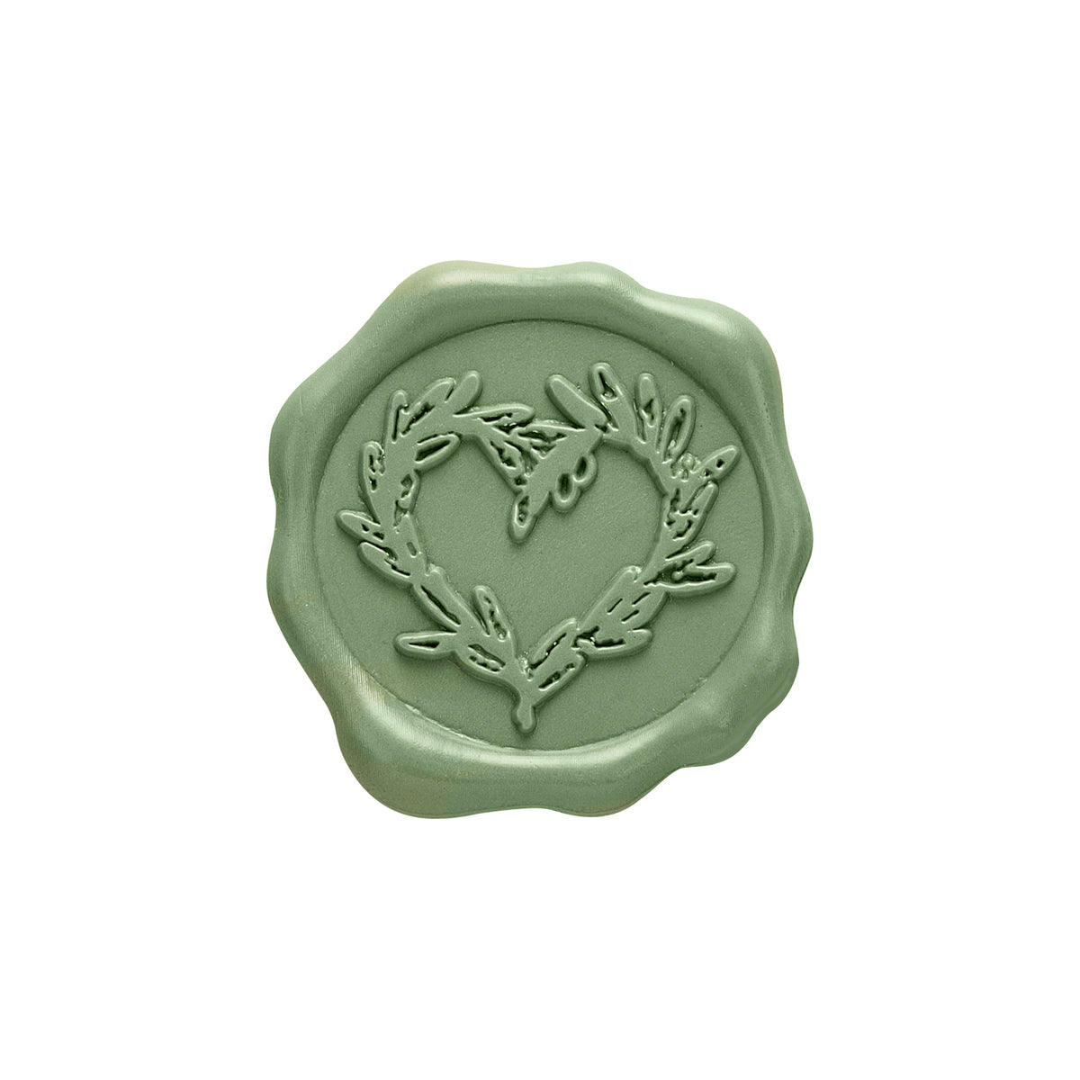 Branch Heart Wedding Adhesive Wax Seal Quick - Ship Stickers 25PK - 7 Colors - Nostalgic Impressions