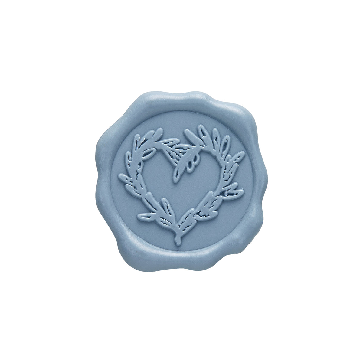 Branch Heart Wedding Adhesive Wax Seal Quick - Ship Stickers 25PK - 7 Colors - Nostalgic Impressions