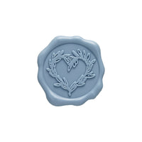 Branch Heart Wedding Adhesive Wax Seal Quick - Ship Stickers 25PK - 7 Colors - Nostalgic Impressions