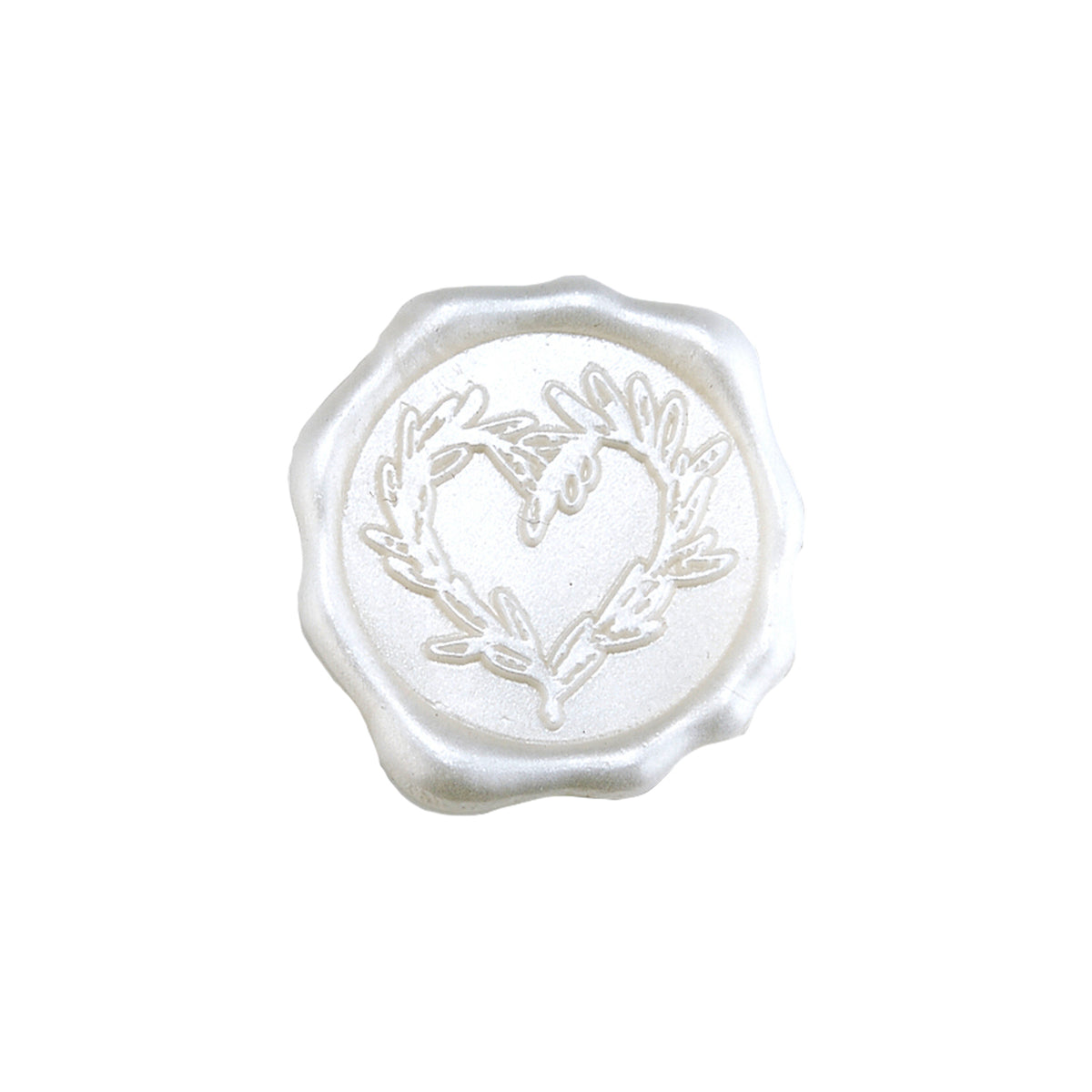 Branch Heart Wedding Adhesive Wax Seal Quick - Ship Stickers 25PK - 7 Colors - Nostalgic Impressions