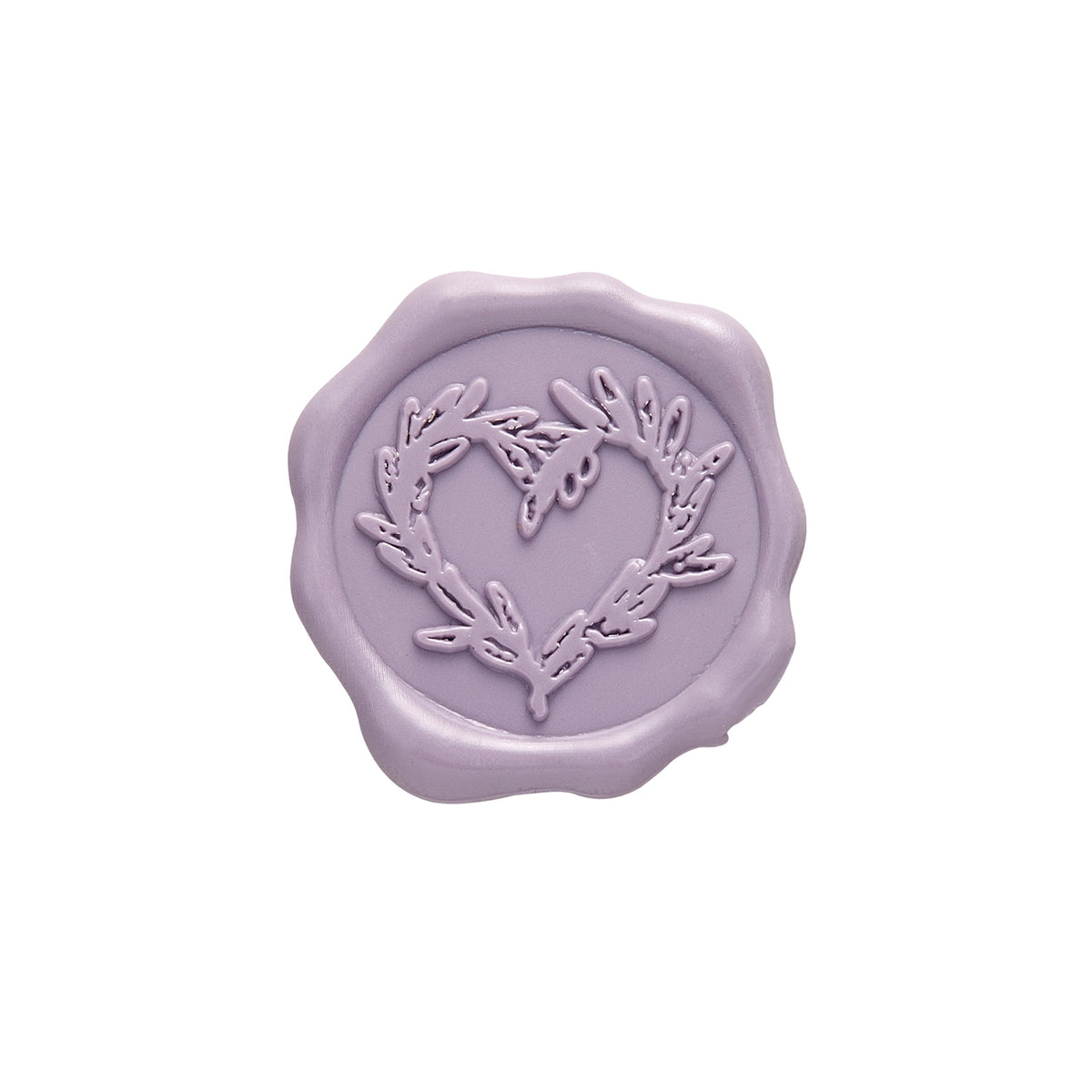 Branch Heart Wedding Adhesive Wax Seal Quick - Ship Stickers 25PK - 7 Colors - Nostalgic Impressions