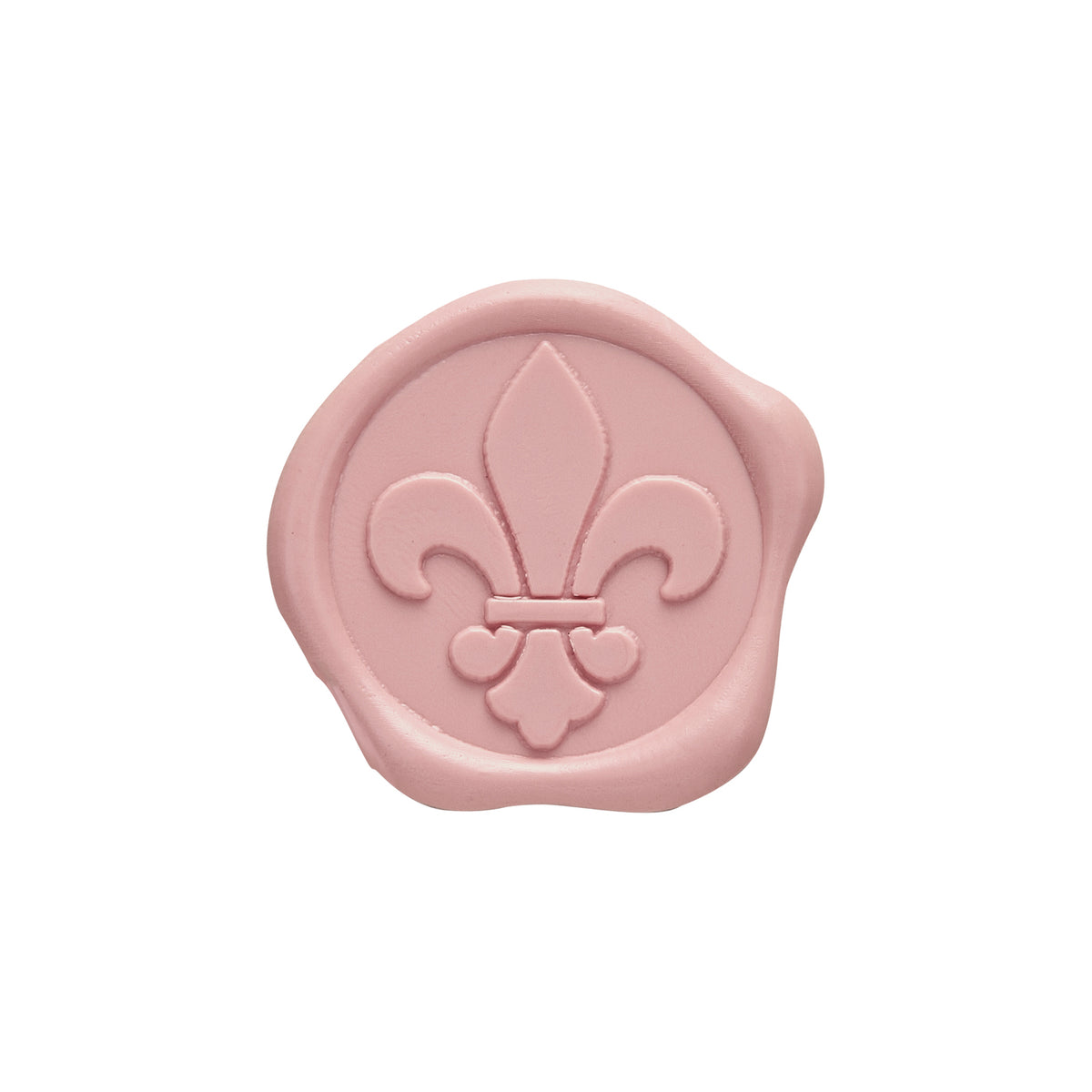 Fleur de Lis Adhesive Wax Seal Quick - Ship Stickers 25PK - 6 Colors - Nostalgic Impressions