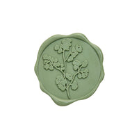 Maidenhair Wedding Adhesive Wax Seal Quick - Ship Stickers 25PK - 6 Colors - Nostalgic Impressions