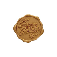 Seasons Greetings Adhesive Wax Seal 25PK Quick - Ship Stickers - Nostalgic Impressions