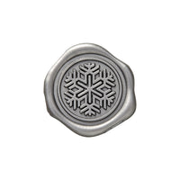 Snowflake Adhesive Wax Seal 25PK Quick-Ship Stickers