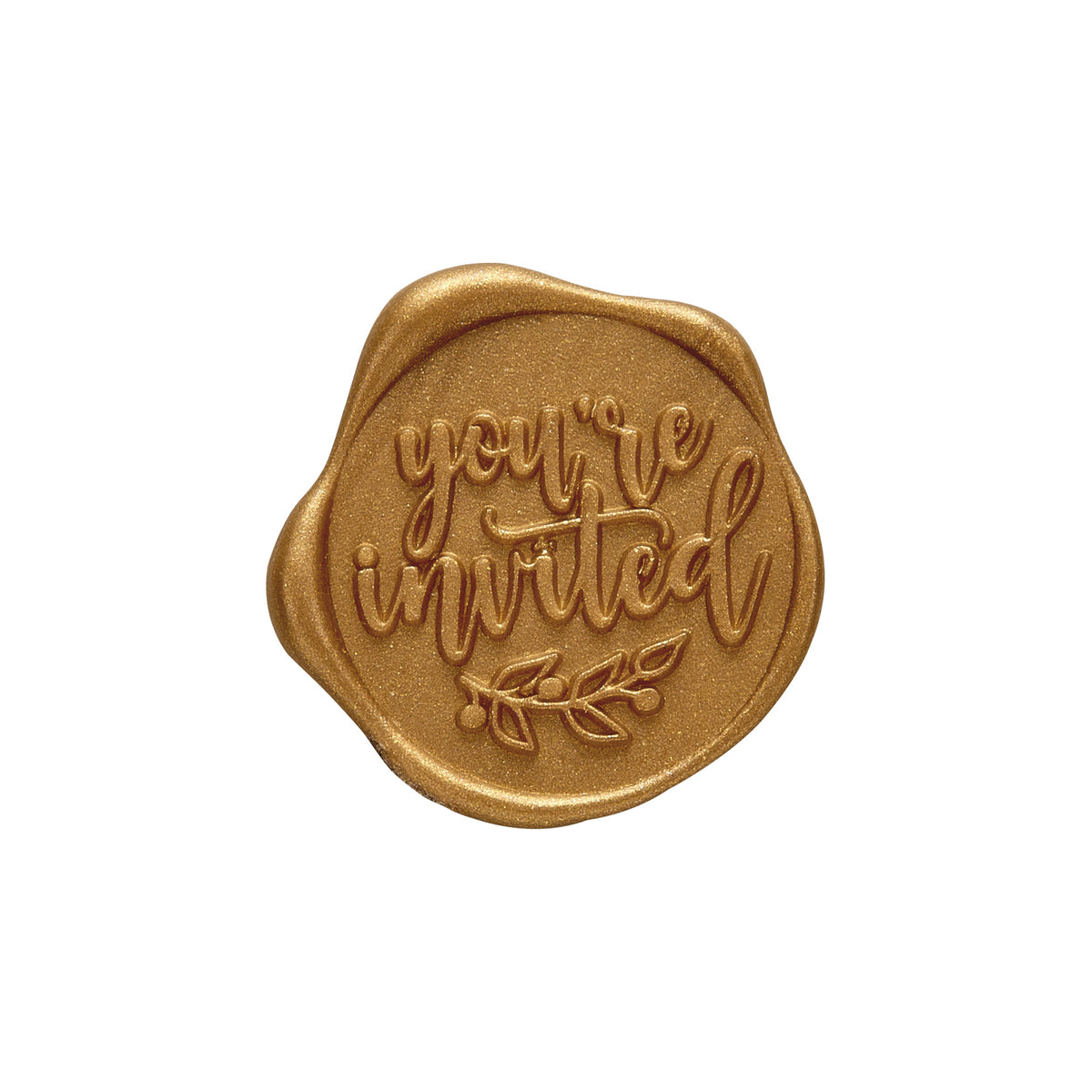 You're Invited Adhesive Wax Seal Quick - Ship Stickers 25PK - 6 Colors - Nostalgic Impressions