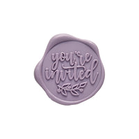 You're Invited Adhesive Wax Seal Quick - Ship Stickers 25PK - 6 Colors - Nostalgic Impressions