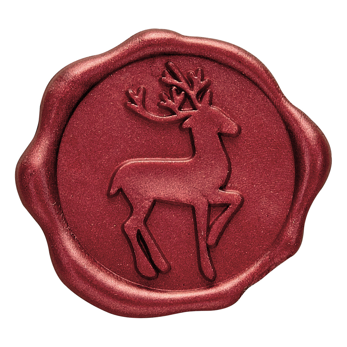 Assorted Christmas Adhesive Wax Seal Stickers for Christmas Cards and Holiday Mail (25-Pack)