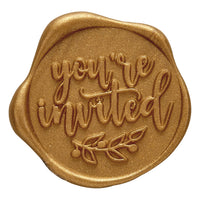 Adhesive Wax Seal Stickers for Envelopes and Invitations (25-Pack)-BOGO