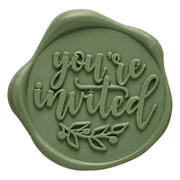 Adhesive Wax Seal Stickers for Envelopes and Invitations (25-Pack)-BOGO