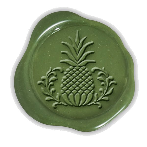 Pineapple Hand Pressed Adhesive Wax Seals #R677 - Nostalgic Impressions
