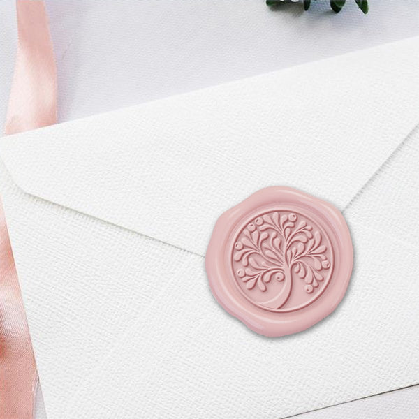 Spirit Tree Hand Pressed Adhesive Wax Seals #R686 - Nostalgic Impressions