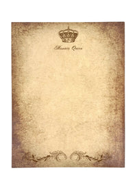 Parchment Stationery Vintage Design Boxed Gift Set -20/10 with Personalization option