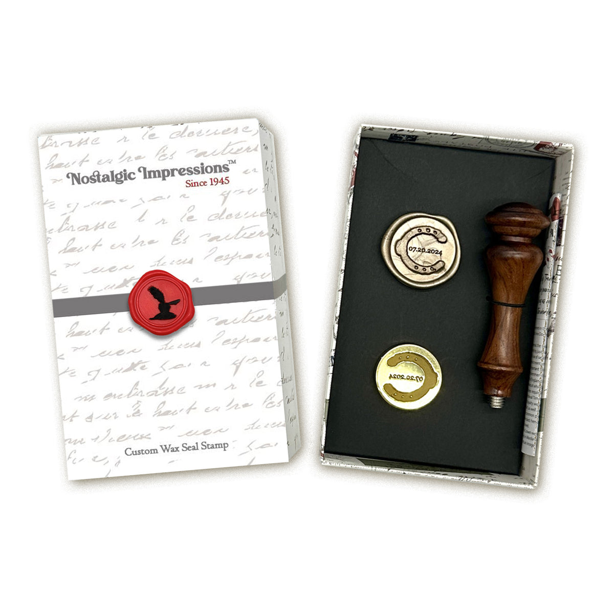 Create Your Own Custom Wax Seal Stamp from your Logo or Art - Nostalgic Impressions