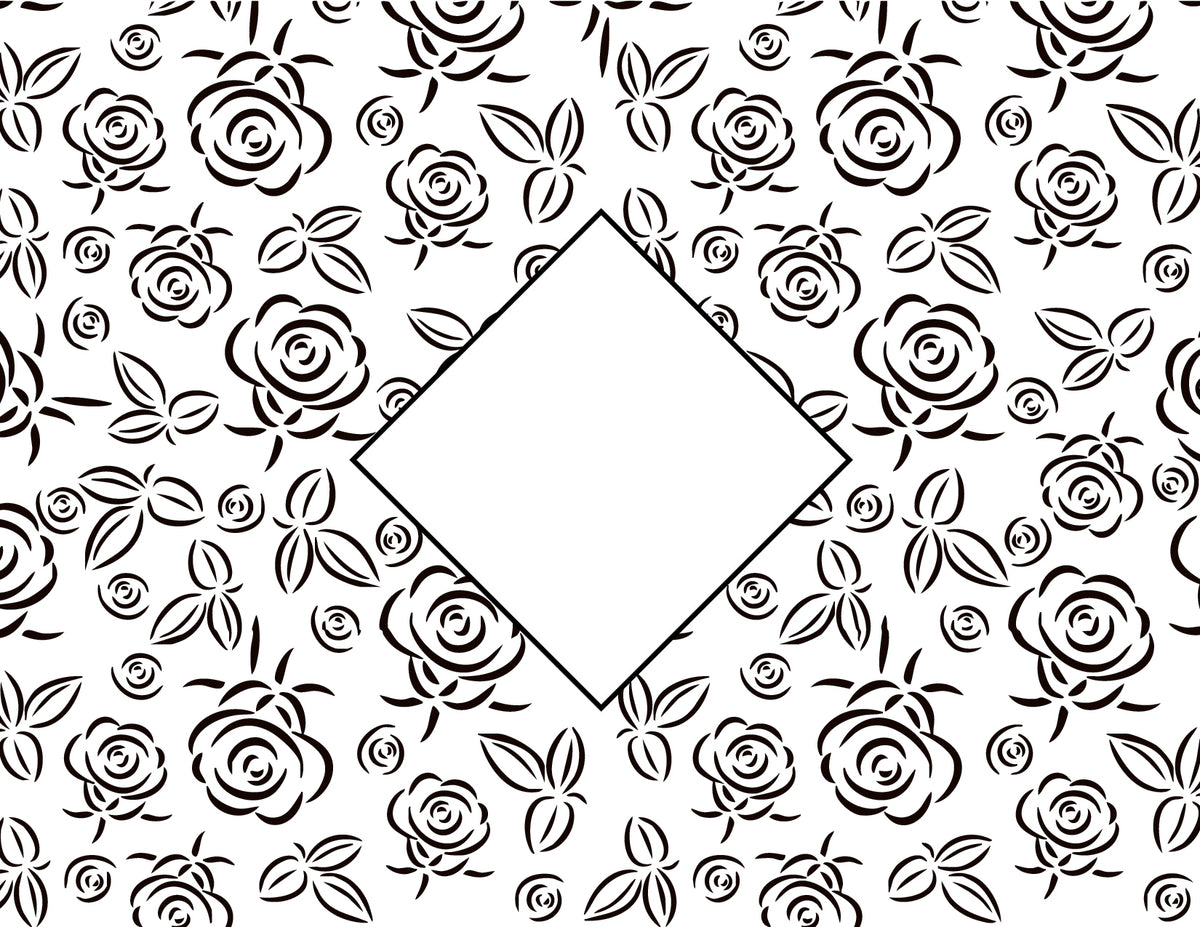 Personalized Intertwined Victorian Monogram Foil Note Cards with Envelopes (Set of 8)