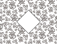 Personalized Intertwined Victorian Monogram Foil Note Cards with Envelopes (Set of 8)