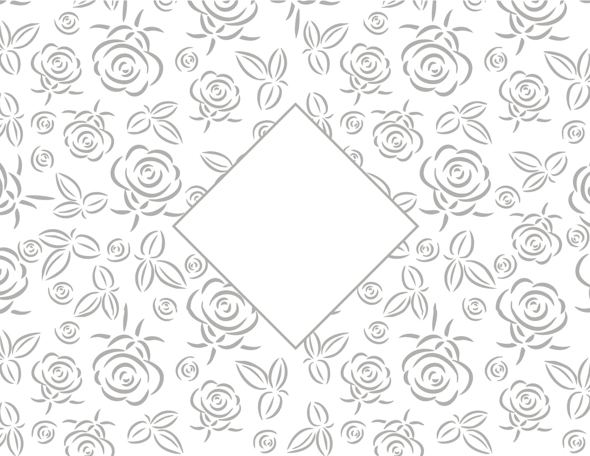 Personalized Intertwined Victorian Monogram Foil Note Cards with Envelopes (Set of 8)