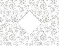 Personalized Intertwined Victorian Monogram Foil Note Cards with Envelopes (Set of 8)