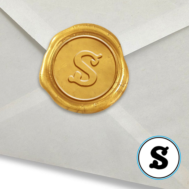 Brass Cerif Initial Wax Seal Stamp