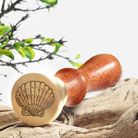 Scallop Shell Wax Seal Stamp #3609-USA Handcrafted