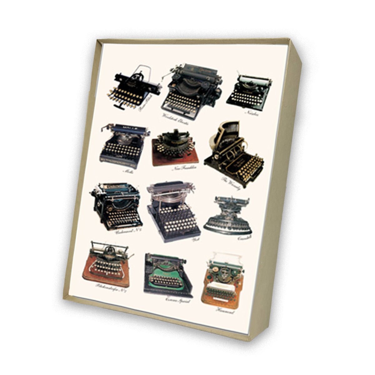 Typewriters Italian Note Cards Boxed Sets 4x6" - By Tassotti Italy 8/8 - Nostalgic Impressions
