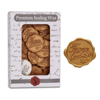 Seasons Greetings Adhesive Wax Seal 25PK Quick - Ship Stickers - Nostalgic Impressions