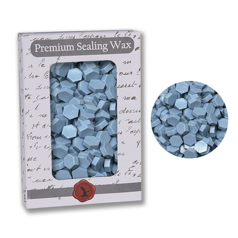 Slate Blue Premium Sealing Wax Beads 2 oz. PK - Nostalgic Impressions