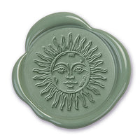 Sun Face Wax Seal Stamp #3911- USA Handcrafted