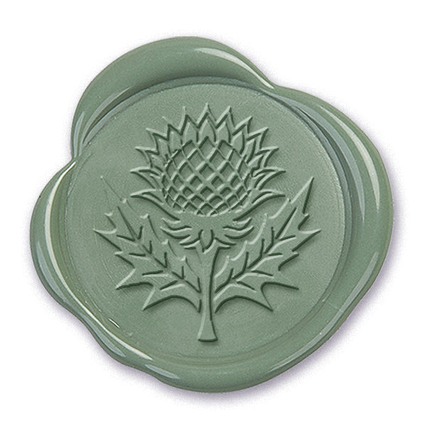 Scottish Thistle Wax Seal Stamp #3957B- USA Handcrafted