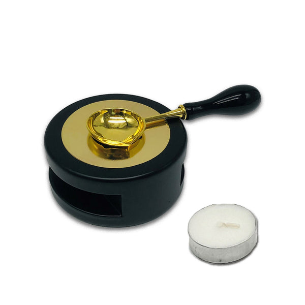 TC1177BK_BLACK_MELTER_with_candle Nostalgic Impressions