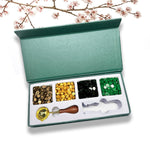 Wax Seal Starter Kit with Choice of 4 Bead Waxes, Spoon and space for your own stamp - Nostalgic Impressions