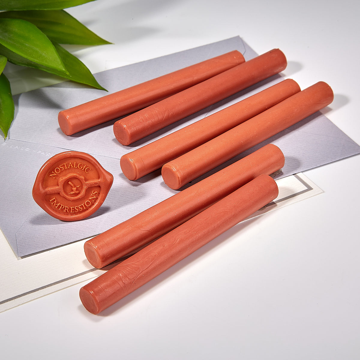Terracotta Premium Glue Gun Sealing Wax - Pack of 6 - Nostalgic Impressions