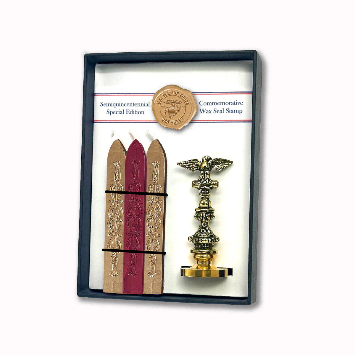 US MARINES 250 Year Anniversary Wax Seal Stamp Kit Special Edition-customizeable