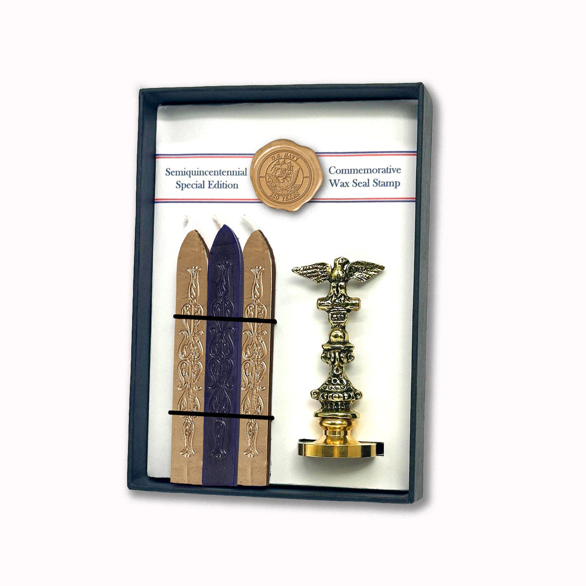 US NAVY 250 Year Anniversary Wax Seal Stamp Kit Special Edition-customizeable
