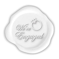We're Engaged Wax Seal Stamp #5068 -USA Handcrafted