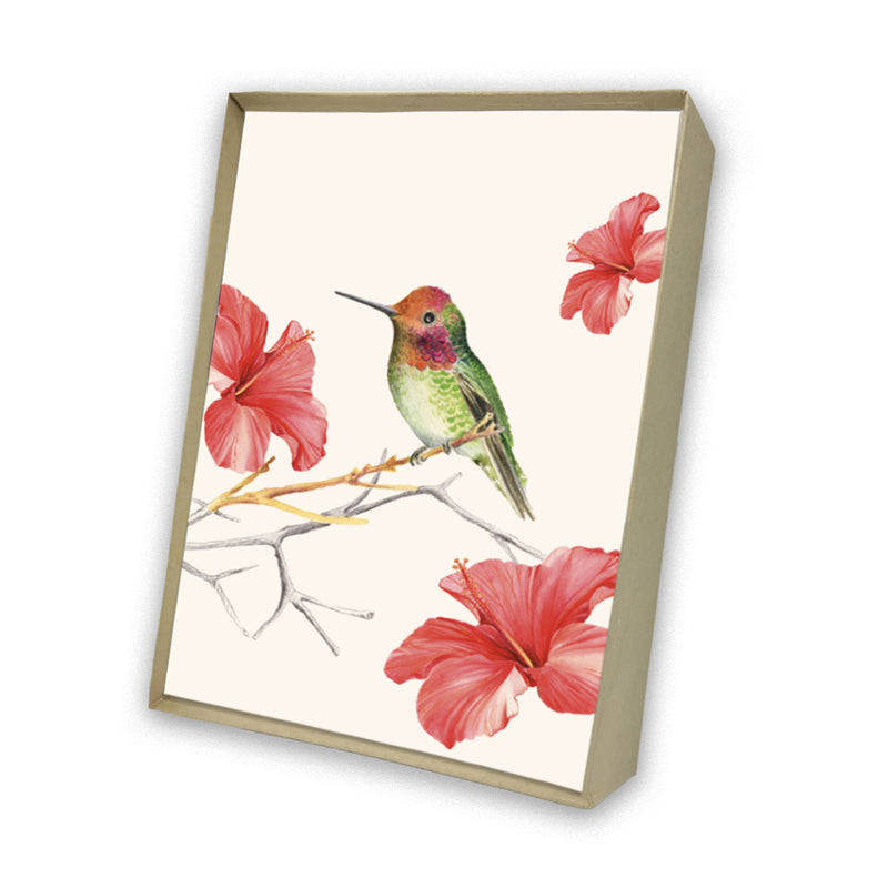 Hummingbird Italian Note Cards Boxed Sets 4x6" -by Tassotti Italy 8/8