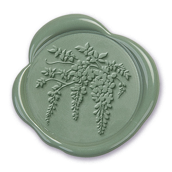 Wisteria Branch Wax Seal Stamp #5196- USA Handcrafted