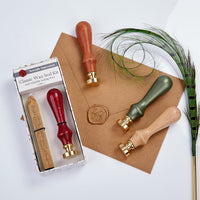 Nature - Inspired Wood Handle Wax Seal Kits - Nostalgic Impressions