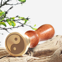 Yin Yang Wax Seal Stamp #3861- USA Handcrafted