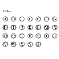 Ziviliam Initial Custom Wax Seal Stamp #8860 - Nostalgic Impressions