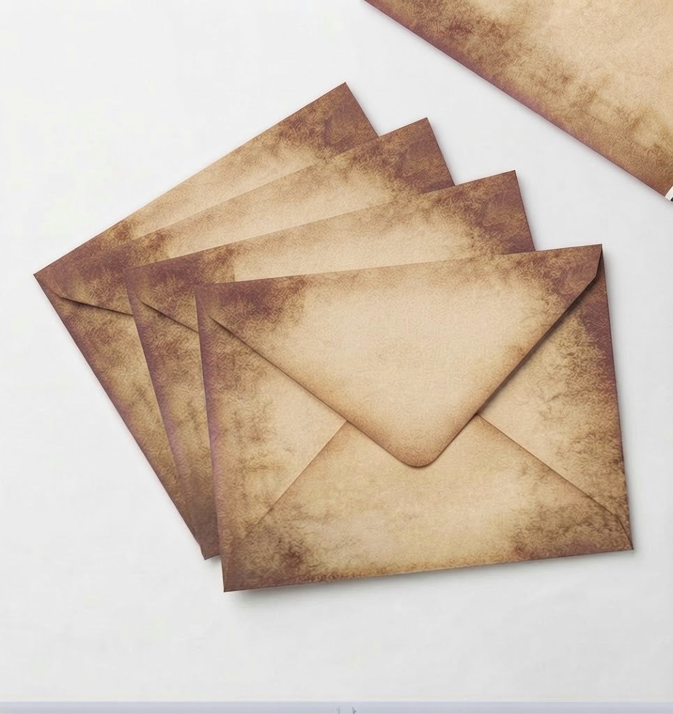 Aged Parchment  Envelopes-A6 size-10/Pk