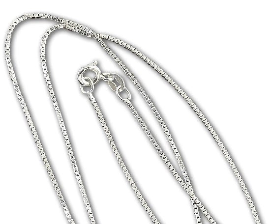 Sterling Silver Box Chain - 18" - Nostalgic Impressions