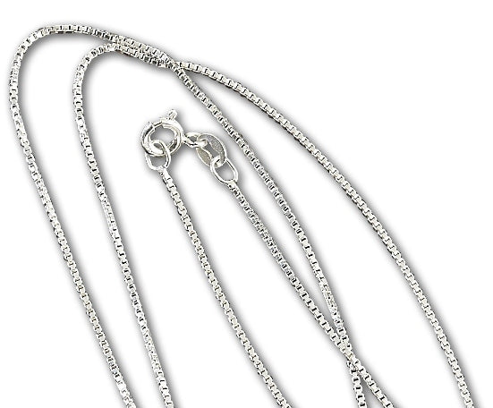 Sterling Silver Box Chain - 18"