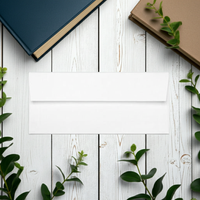 Classic Linen #10 Brilliant White Envelopes -10pk