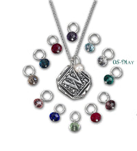 Birthstone or Pearl Bead Attachments with Sterling SilverJumpring - Nostalgic Impressions