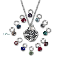 Birthstone or Pearl Bead Attachments with Sterling SilverJumpring - Nostalgic Impressions