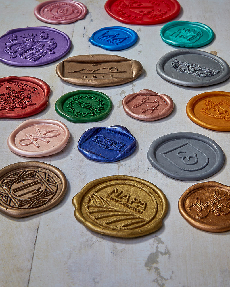 Bead Sealing Wax Starter Kit with Wax Seal Stamp, 12 colors Sealing Wa –  Nostalgic Impressions