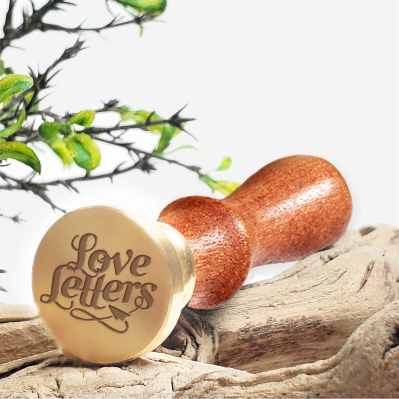 Love Letters Wax Seal Stamp with Rosewood Handle - Multiple Design Options - Nostalgic Impressions