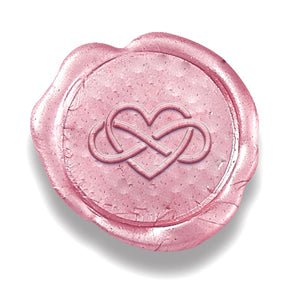 Infinity Heart Adhesive Wax Seals #2464 - Nostalgic Impressions